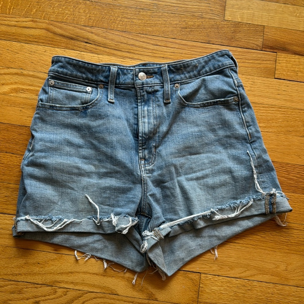 Madewell high rise shorts